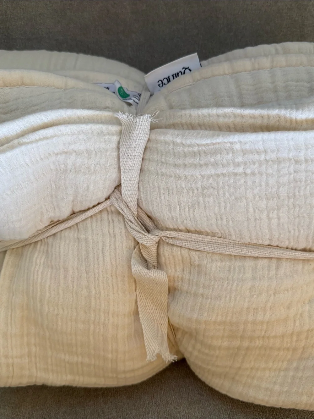 Quince toddler organic blanket with sham